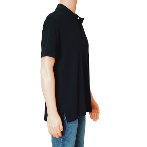 Polo Ralph Lauren Vintage Shirt XL Classic Black Short Sleeve Single Stitch - Picture 2 of 7